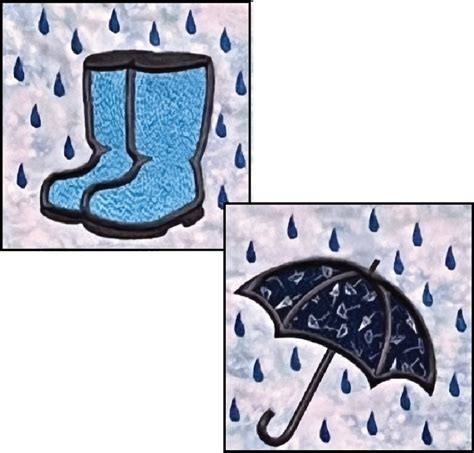 Rain block embroidery – Amelie Scott Designs