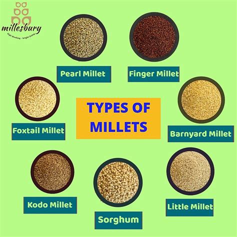 Types of millets and their benefits - Millesbury