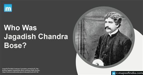 Who Was Jagadish Chandra Bose? - Biography