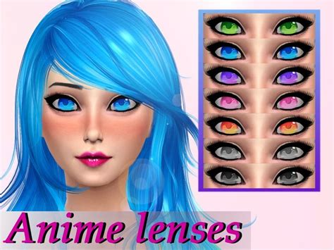 Genius666's Anime lenses by Genius | Sims 4 cc eyes, Sims 4 anime, Sims 4