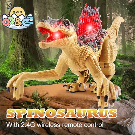 Rc-Dinosaur-Remote-Control-Dinosaur-Toy-with-Lifht-Sound-2-4G-Simulation-Spinosaurus-Model-Toy ...