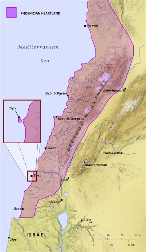 Map Of Jerusalem And Nineveh