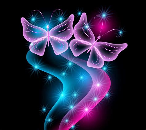 Pink Glitter Butterfly Wallpapers - Top Free Pink Glitter Butterfly Backgrounds - WallpaperAccess