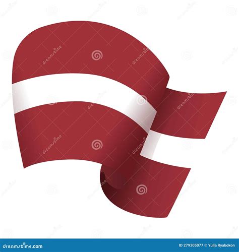 Latvian Country Icon Cartoon Vector. Latvia Flag Stock Vector ...