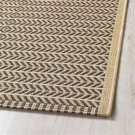 LOBBÄK rug flatwoven, in/outdoor, beige, 2'7"x6'7" - IKEA