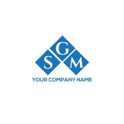 SGM letter logo design on WHITE background. SGM creative initials ...