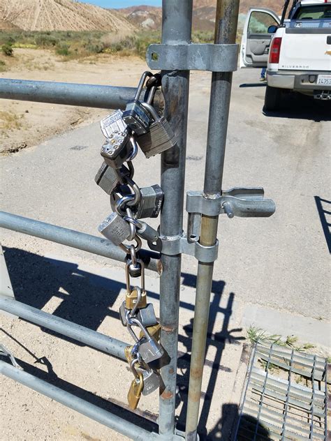 Gate chain made entirely of locks. : r/pics