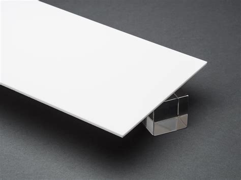 White Opaque P95 Matte Acrylic Sheet – Canal Plastics Center