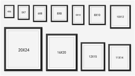 Picture Frame Size Guide • Memory Box