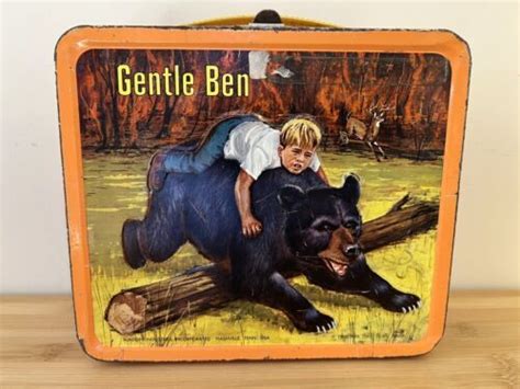 Vintage Gentle Ben Lunch Box 1968 Aladdin Industries No Thermos ...