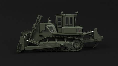 3D Military Armored Bulldozer - TurboSquid 1949790