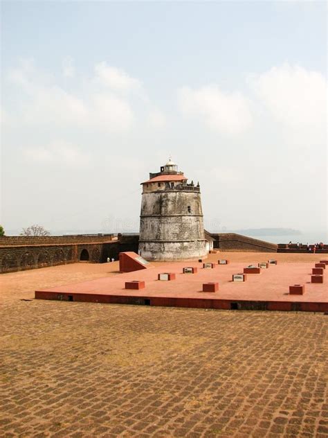 Fort Aguada and Its Lighthouse Stock Photo - Image of lighthouse ...