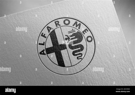 Alfa Romeo Logo Black And White