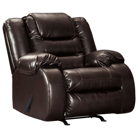 Signature Design by Ashley Vacherie Casual Rocker Recliner with Infinite Reclining Positions ...