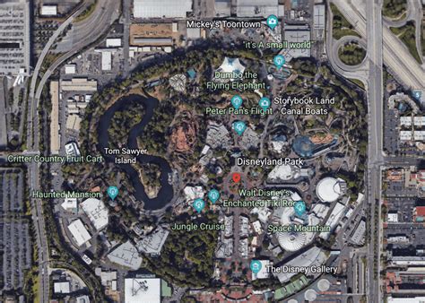 Aerial Views of Disneyland Over Time