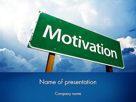 Motivation Sign Presentation Template for PowerPoint and Keynote | PPT Star