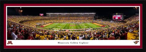 Minnesota Golden Gophers at Huntington Bank Stadium Panoramic Poster ...