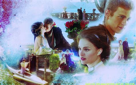 Anakin and Padme - First Kiss wallpaper - http://erikasartzone.wordpress.com/ Tragic Love ...