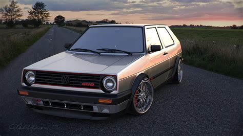 VW Golf GTI MK2 - Front by nihost on DeviantArt