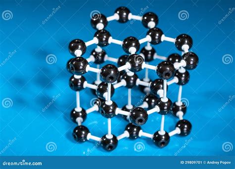 Structure Of Graphite Model