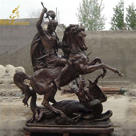 st george and the dragon statue