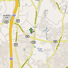 Location Maps, Charlotte, Denver, North Carolina, NC