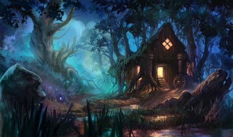 Environment Inspiration 3 | Fantasy house art, Fantasy cabin, Fantasy landscape