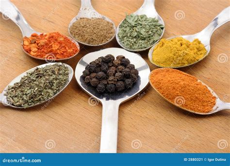 Seven spices stock image. Image of pepper, cumin, curry - 2880321