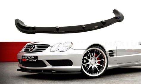 FRONT SPLITTER MERCEDES SL R230 AMG Gloss Black | Our Offer \ Mercedes ...