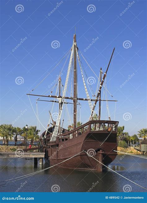 Christopher Columbus Ships stock photo. Image of mariner - 489542