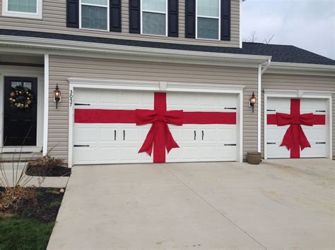 Garage Door Christmas Wrap | AdinaPorter