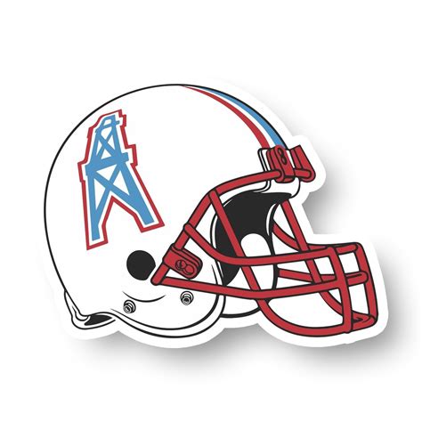 Houston Oilers Football Helmet Precision Decal