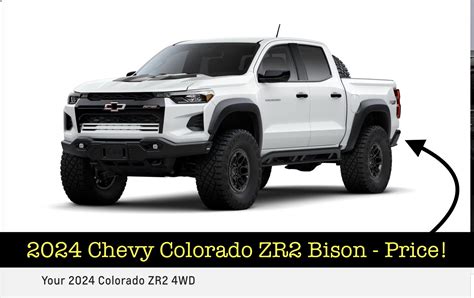 News: 2024 Chevy Colorado ZR2 'Bison' Comes With a Hefty Premium - But ...