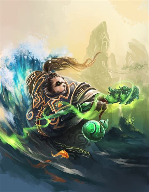 Pandaren Mistweaver by linxz2010 on DeviantArt