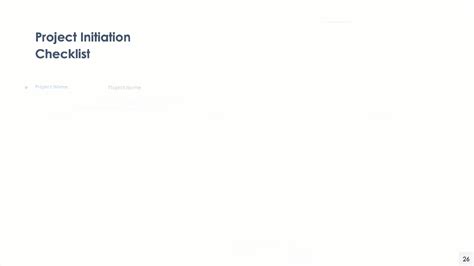 Project Initiation Checklist Slide - Ultimate Project Management ...