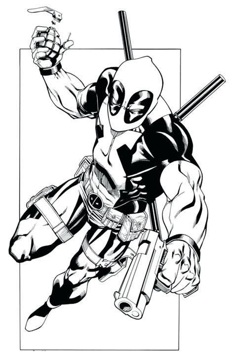 Lego Deadpool Coloring Pages at GetColorings.com | Free printable ...