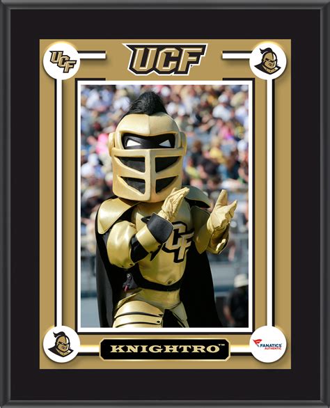 UCF Knights Knightro Mascot Sublimated 10.5'' x 13'' Plaque