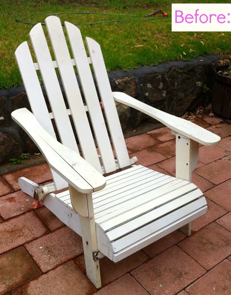 Giggleberry Creations!: Wooden Beach Chair Makeover!