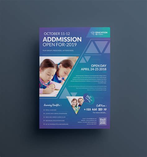 Elegant Premium Education Flyer Template 001079 - Template Catalog