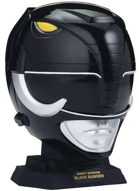 Power Rangers Mighty Morphin Legacy Black Ranger 14 Helmet Quarter ...