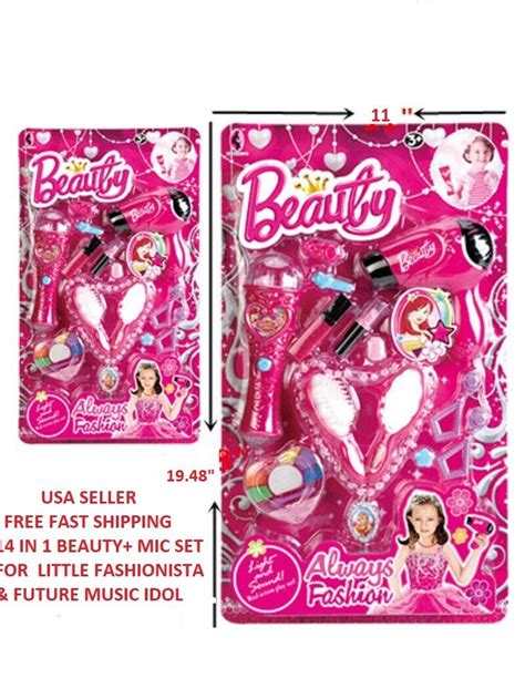 Toys For Girls Age 4 5 6 7 8 9 10 11 Year Old Kids Beauty Set+Mic Birthday Gift | eBay