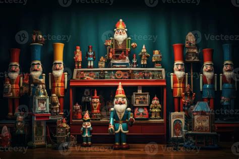 Miniature nutcrackers, elves and Santas from across the decades lined ...