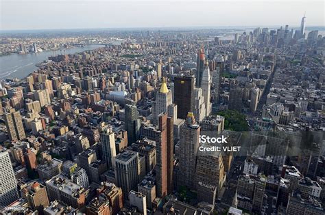 Rooftop View Of Manhattan New York City Stock Photo - Download Image ...