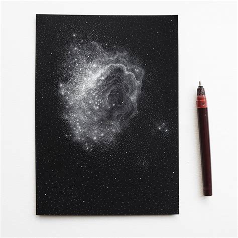 Galaxy Pencil Drawing at PaintingValley.com | Explore collection of ...