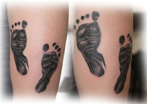 TATTOOS EVENGED: Footprint tattoo!