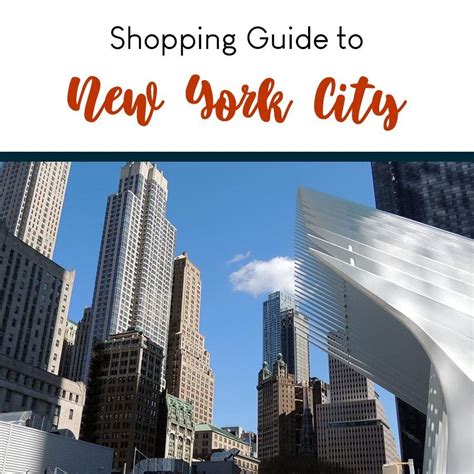 Shopping in NYC - Best shopping streets and areas in New York Shopping ...