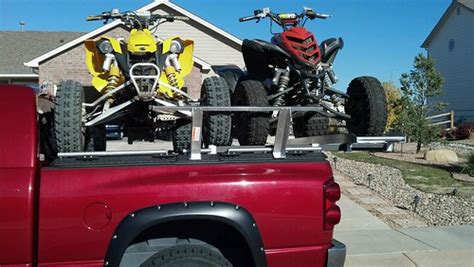 ATV Truck Rack on Dodge Ram Pickup | Two ATVs sit on top of … | Flickr