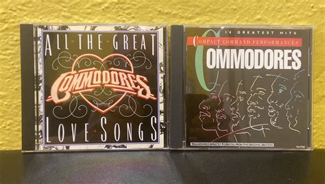 The Commodores 14 greatest hits, All the Great Love Songs cd’s lot of 2 ...