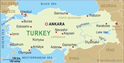 Turkey Map, Turkey Travel Maps from Word Travels | Turkey map, Bodrum ...