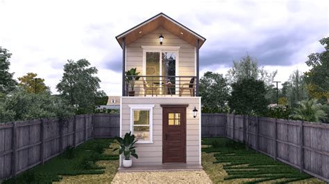 Two Storey Tiny House Design Idea 193 Sqft - Dream Tiny Living